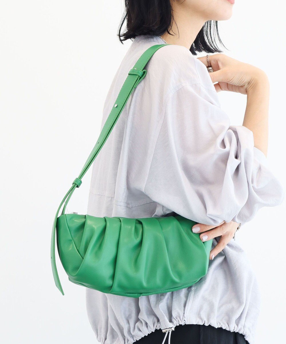 Green Parks ギャザーミニバッグ 