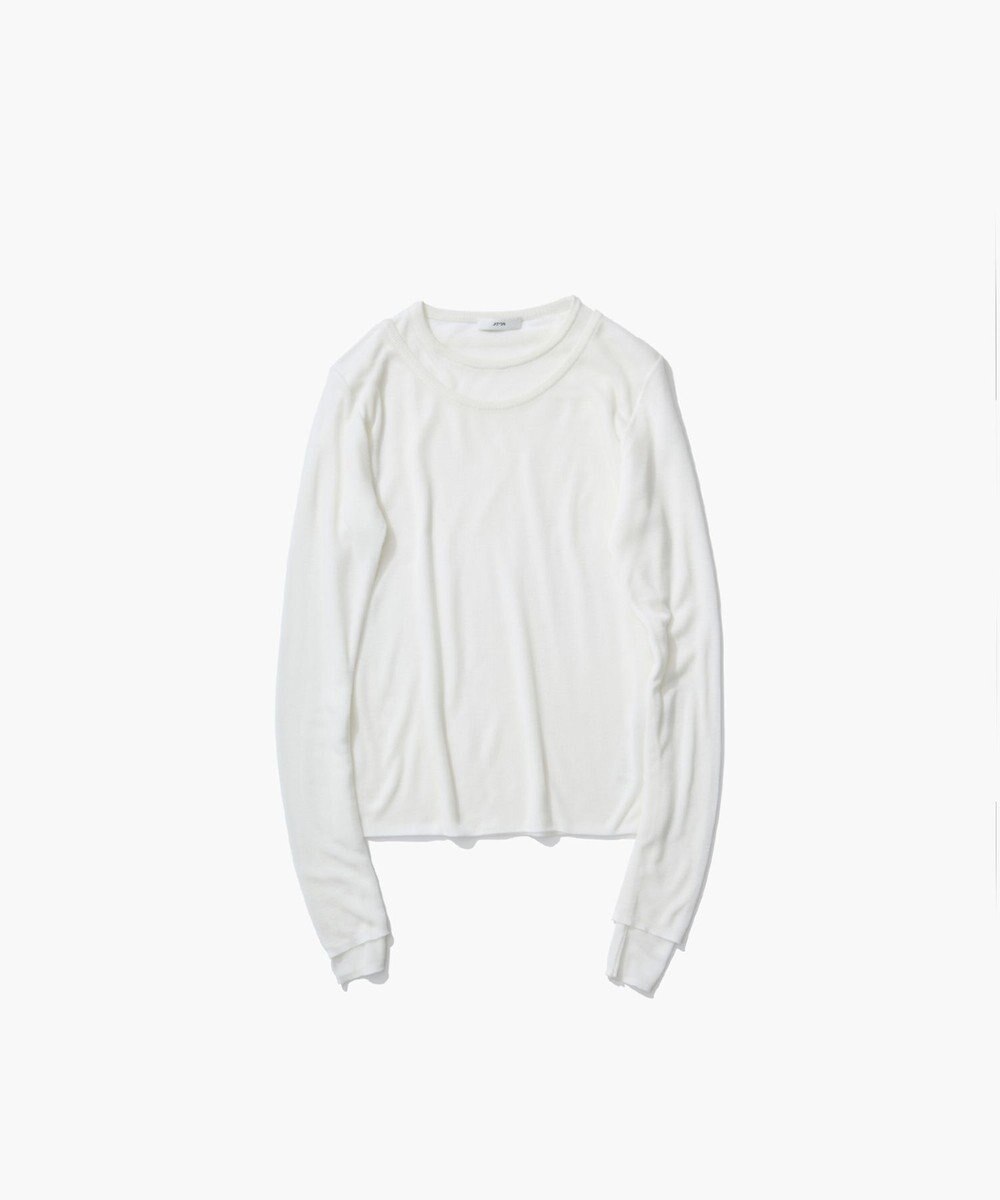 ATON TENCEL SILK CIRCULER RIB | クルー＆クルーレイヤード 