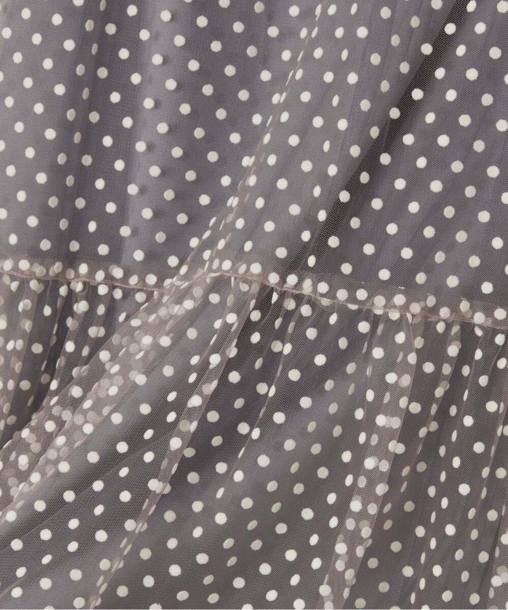 GRACE CONTINENTAL フロッキーチュールスカート 