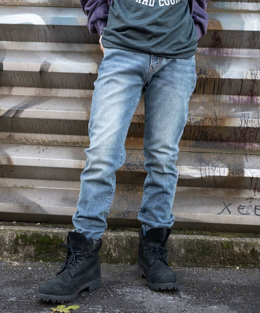 WEGO スリムフィットデニムパンツ 