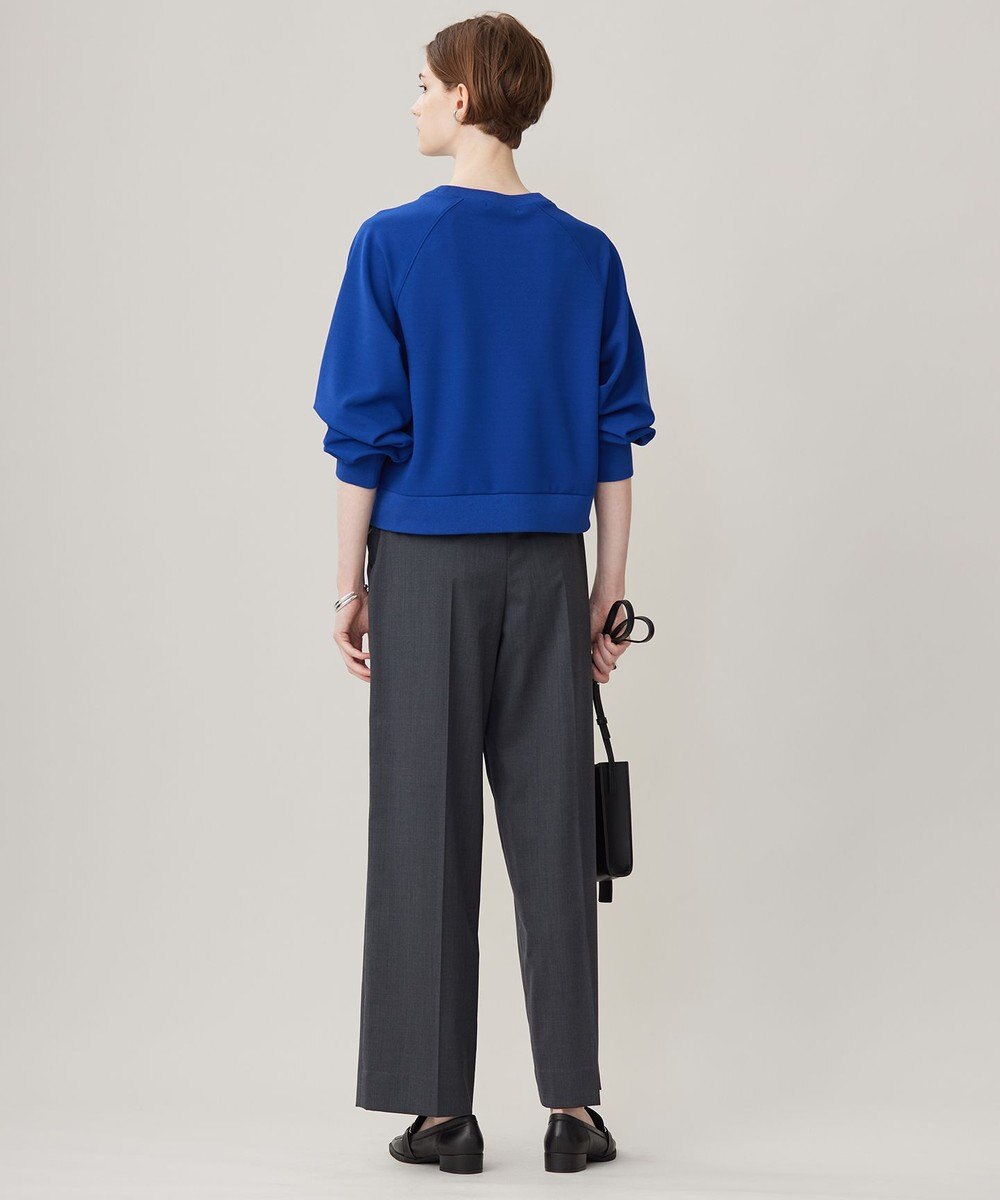 ICB 【洗える】Ｔ/Wブロード ワイドストレートパンツ 