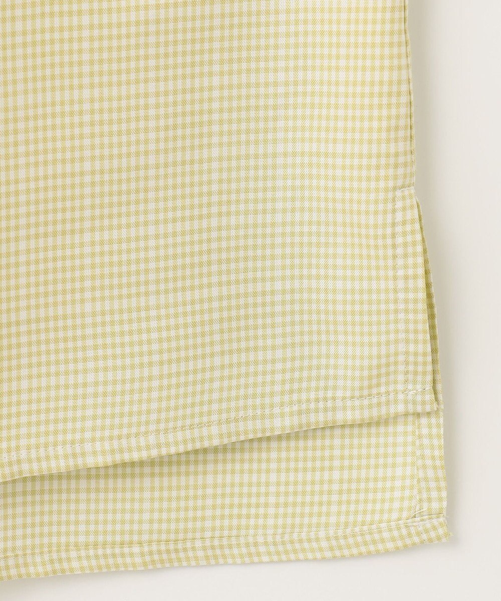 J.PRESS LADIES L 【洗える】セルロース チェック スタンドカラー ブラウス 