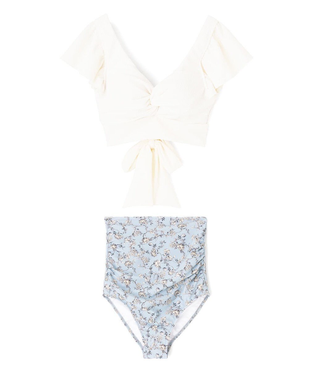 San-ai Resort（三愛水着楽園） 【San-ai Resort×PEACH JOHNコラボ】【ナイスバディ水着】フリルワイヤービキニ　9M・11L 