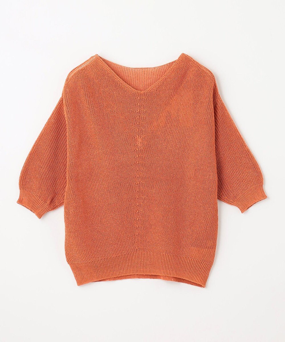 ANY 【洗濯機可能】ドライタッチニットプルオーバー 