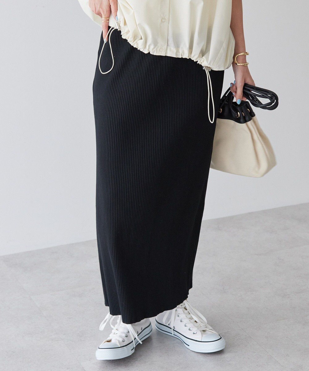 AMERICAN HOLIC 【WEB限定】針抜きテレコタイトスカート 