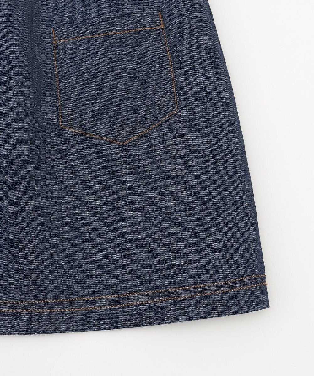 組曲 KIDS 【80-100cm】デニム ジャンパースカート 