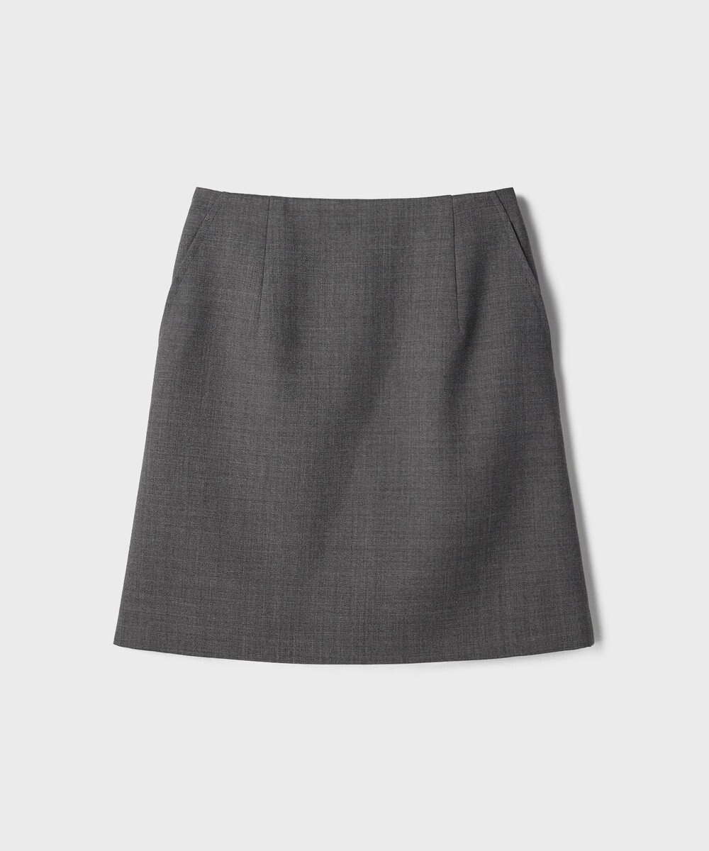 GRACE CONTINENTAL ウールギャバミニスカート 