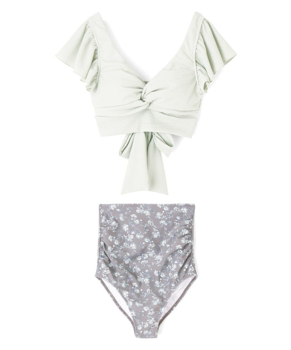 San-ai Resort（三愛水着楽園） 【San-ai Resort×PEACH JOHNコラボ】【ナイスバディ水着】フリルワイヤービキニ　9M・11L 