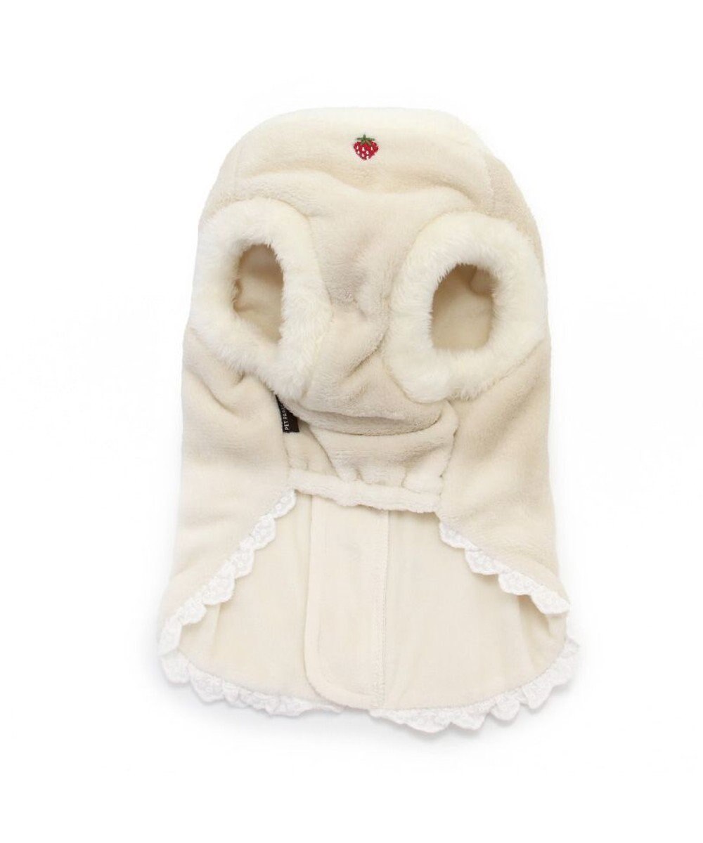 PET PARADISE ペットパラダイス 背中開き ベスト 苺 刺繍 中型犬 大型犬 