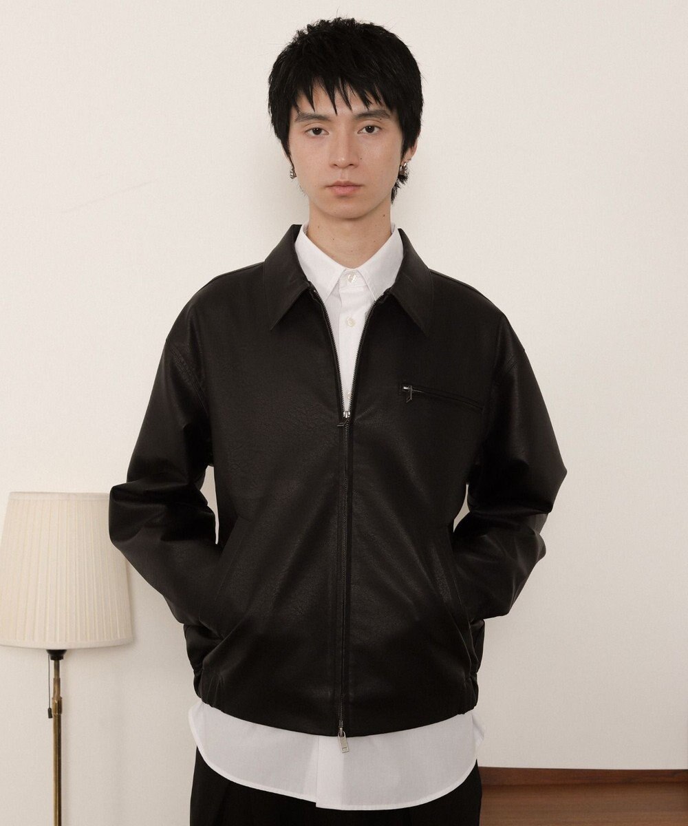 WEGO PUダブルZIPブルゾン 