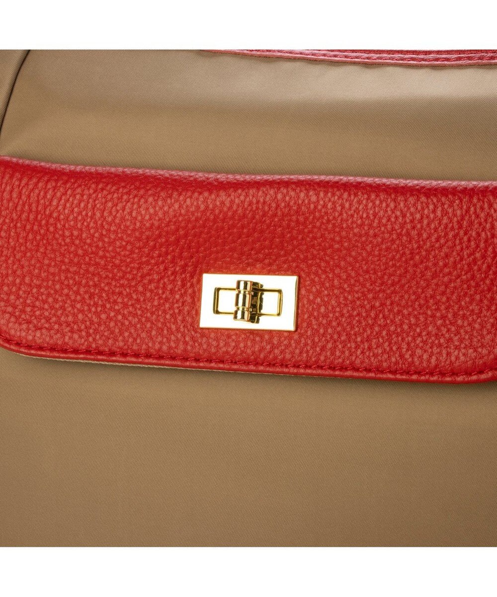 UNBILLION ペルケ perche / ナイロン牛革ヒネリかぶせ2wayトート 