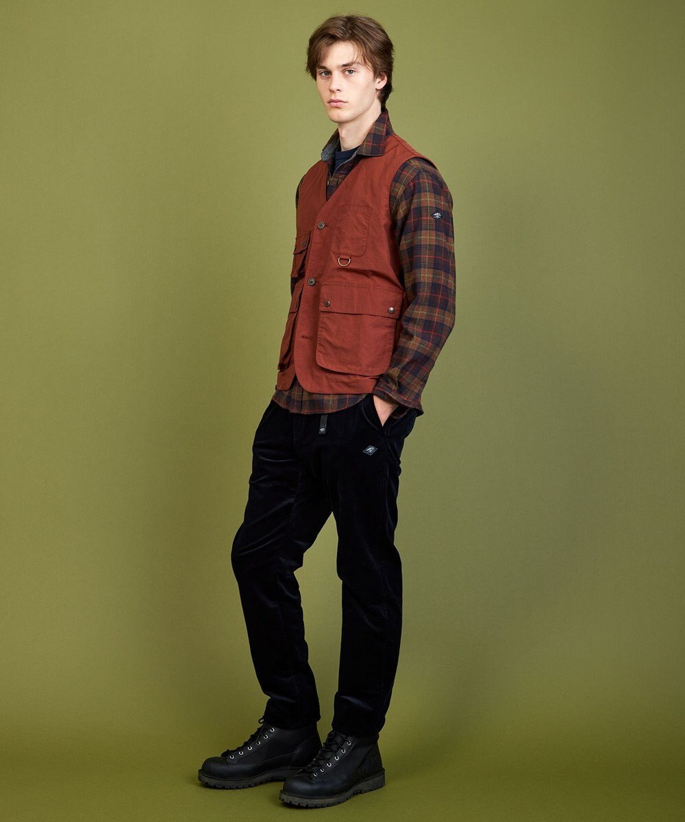 JOSEPH ABBOUD MOUNTAIN 【軽量・テ―ム・ヤルビーコラボ】プリント ワックスクロス ベスト 