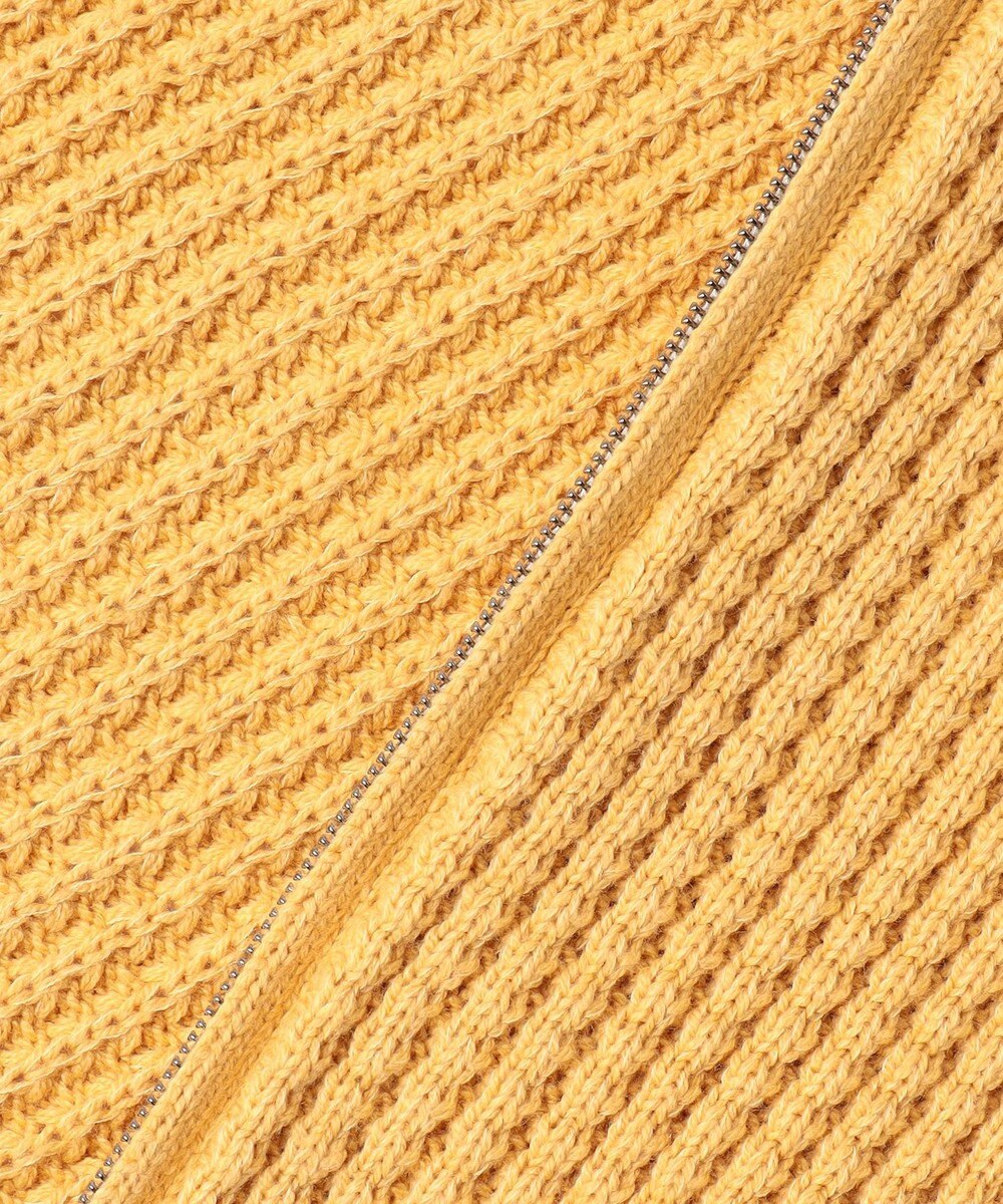 JOSEPH ABBOUD 【キングサイズ・3シーズン活躍する綿ブレンド】コットンアクリルバルキー ジップニット ブルゾン 