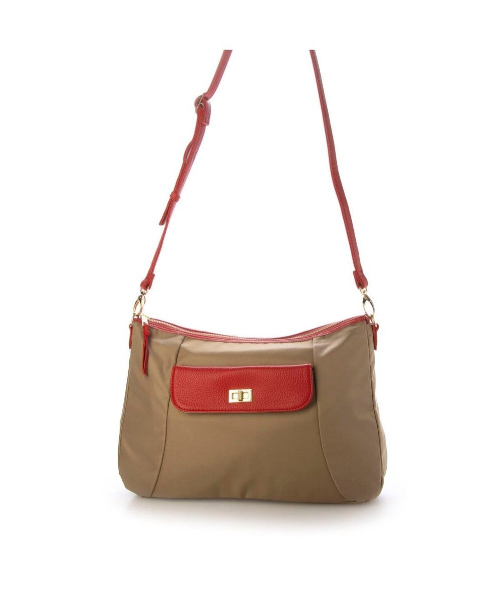 UNBILLION ペルケ perche / ナイロン牛革ヒネリかぶせ2wayトート 