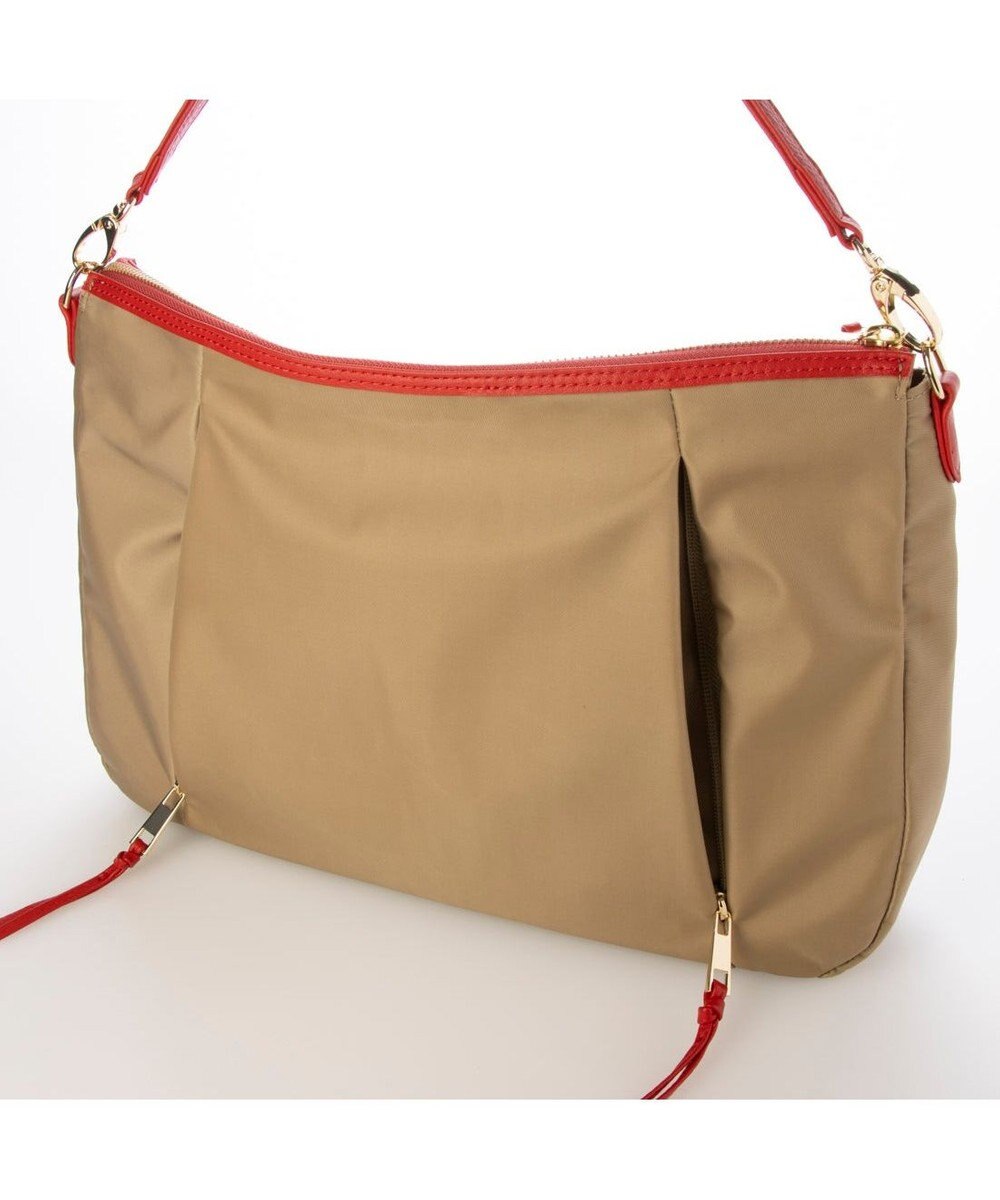 UNBILLION ペルケ perche / ナイロン牛革ヒネリかぶせ2wayトート 