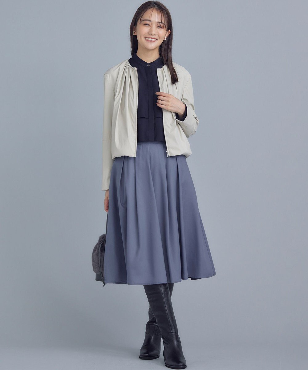 組曲 L レザーライクライト ブルゾン 