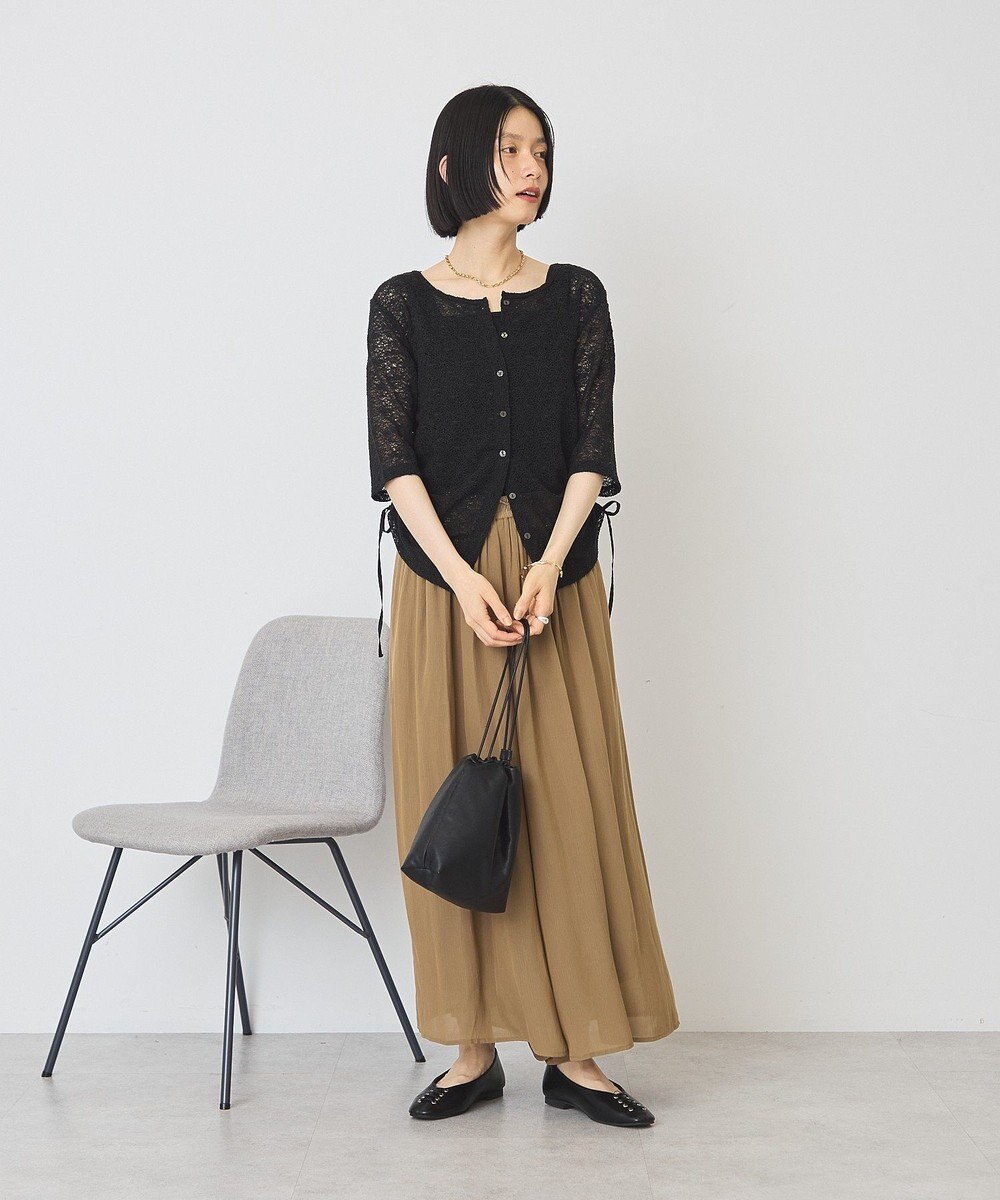 AMERICAN HOLIC レース5分袖カーディガン 