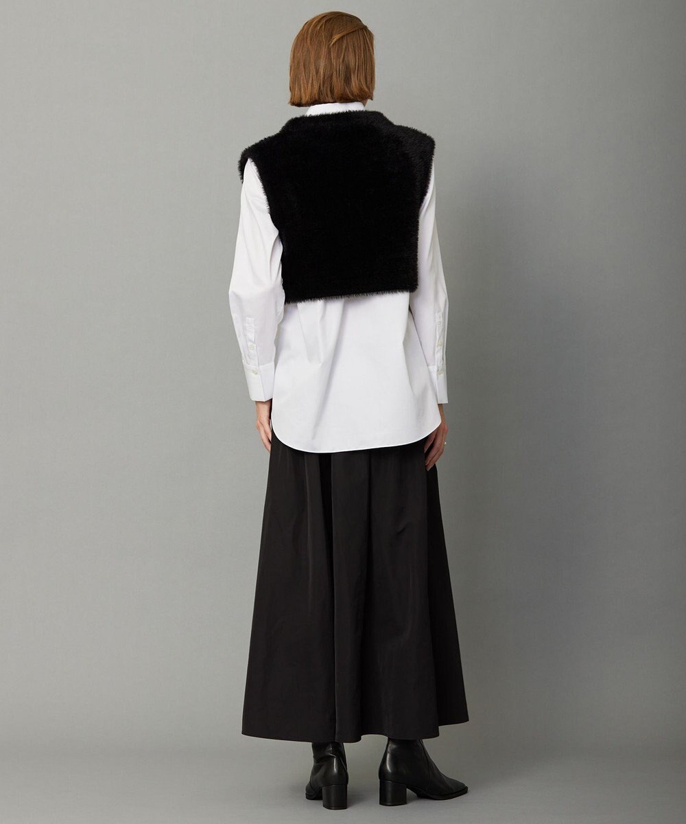 ICB ヘアリーショートジレ 