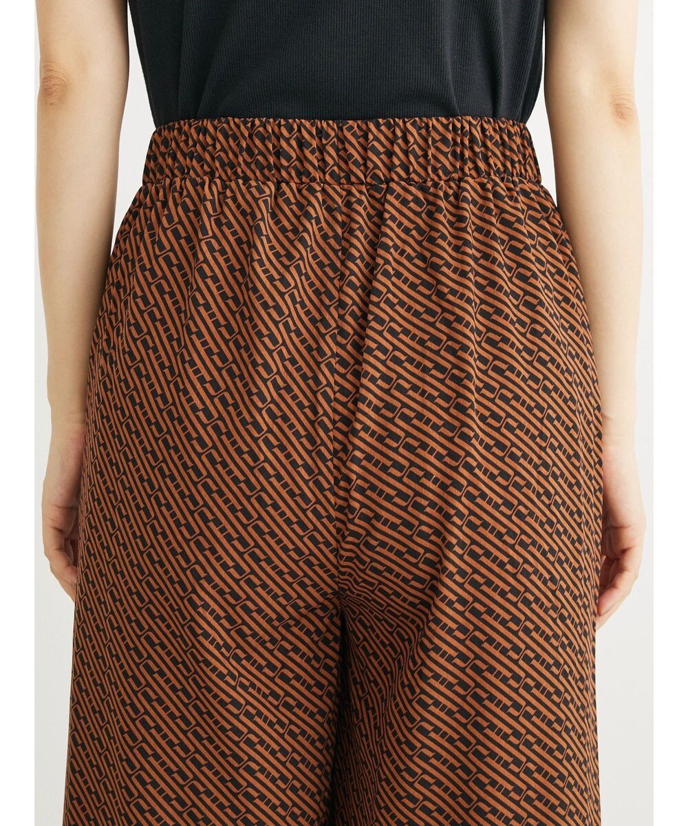 Green Parks ・ｆｕｒｒｙ　ｒａｔｅ　キカガクガラギャザーパンツ 