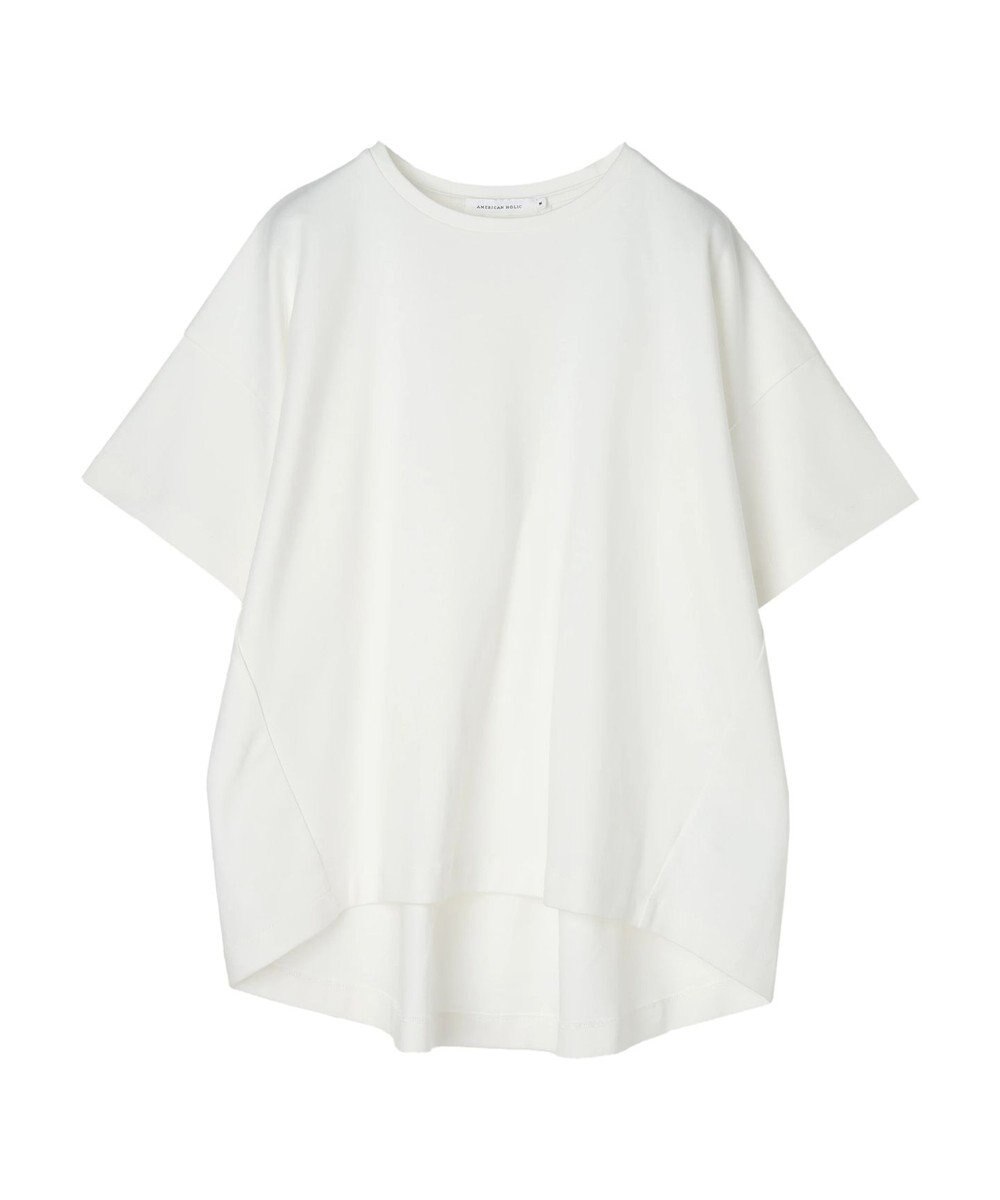 AMERICAN HOLIC 接触冷感バックタックポンチプルオーバー 