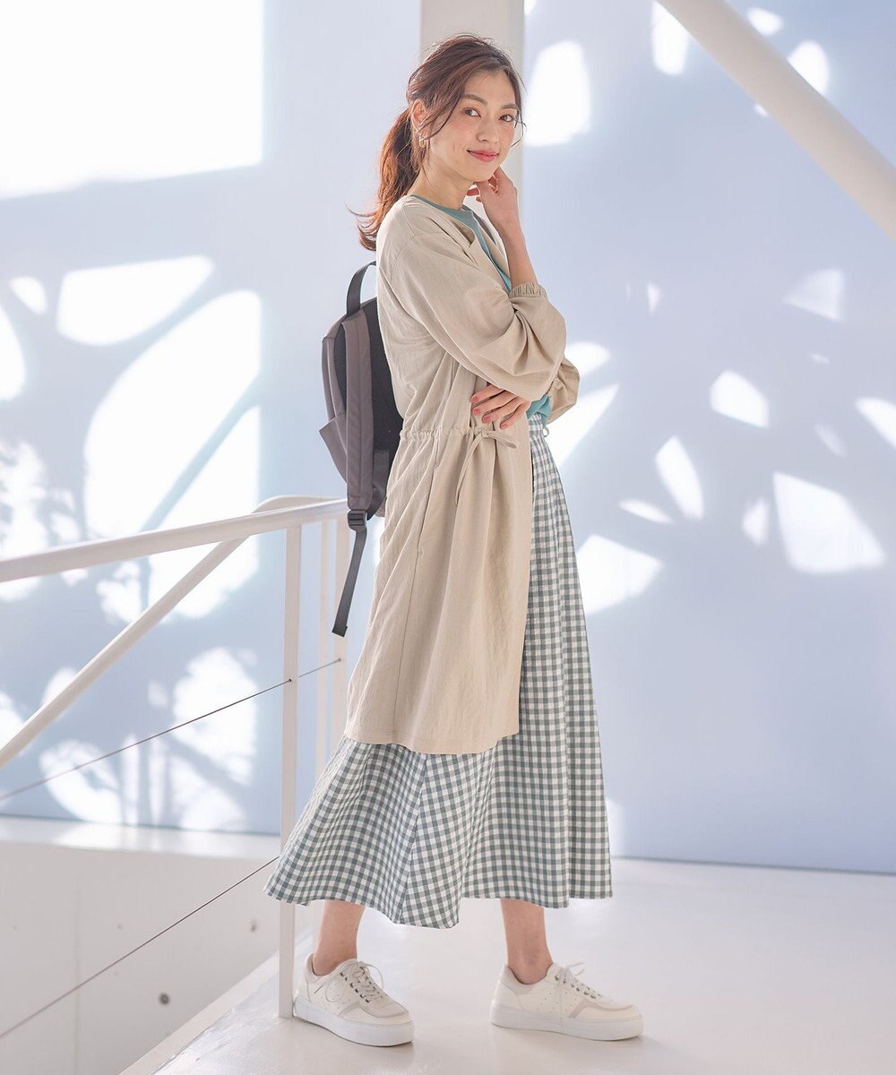 ANY 【洗濯機可/UVケア/接触冷感】ドロストピケカーディガン 