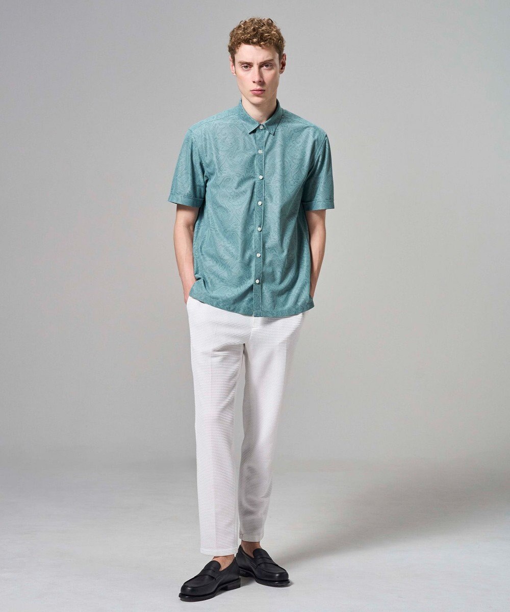 JOSEPH HOMME 【新柄】ヨシタレース　レギュラーカラー半袖シャツ 