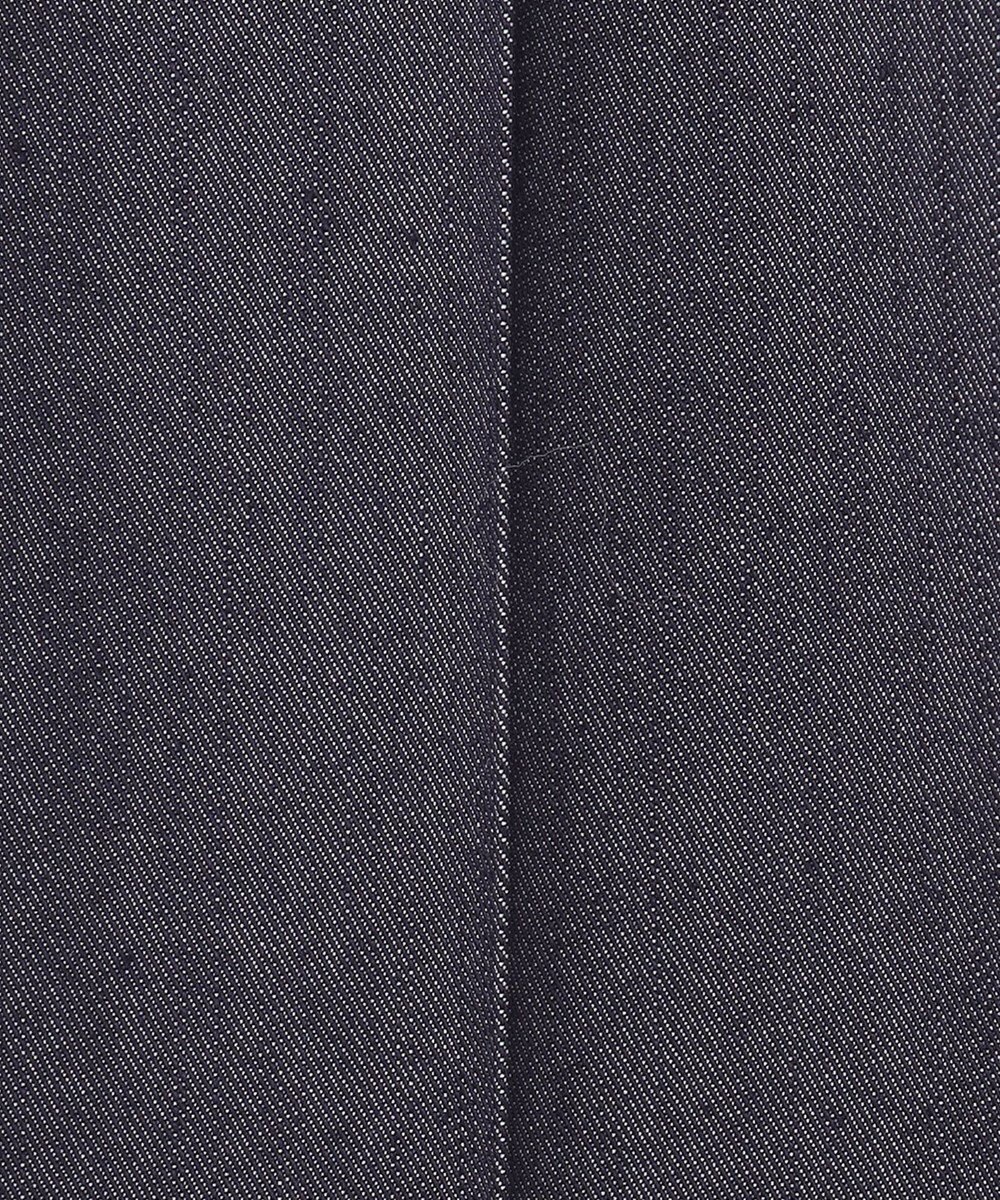 ICB L 【洗える】リアクティブソフトデニム　セミフレアパンツ 