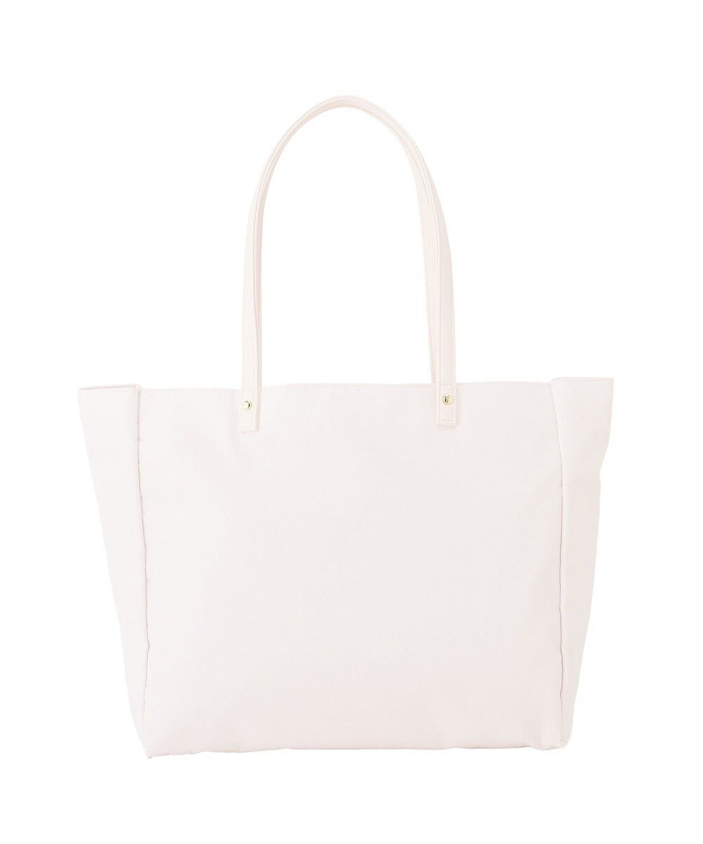 Maison de FLEUR リボンチャーム付き3ルームトートバッグ 