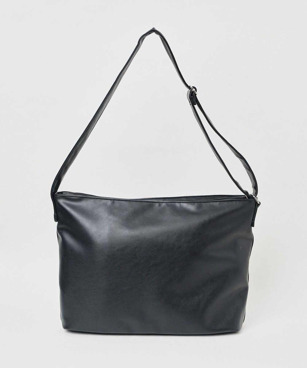 WEGO 【ユニセックス着用ITEM】レザータッチBIGショルダー 