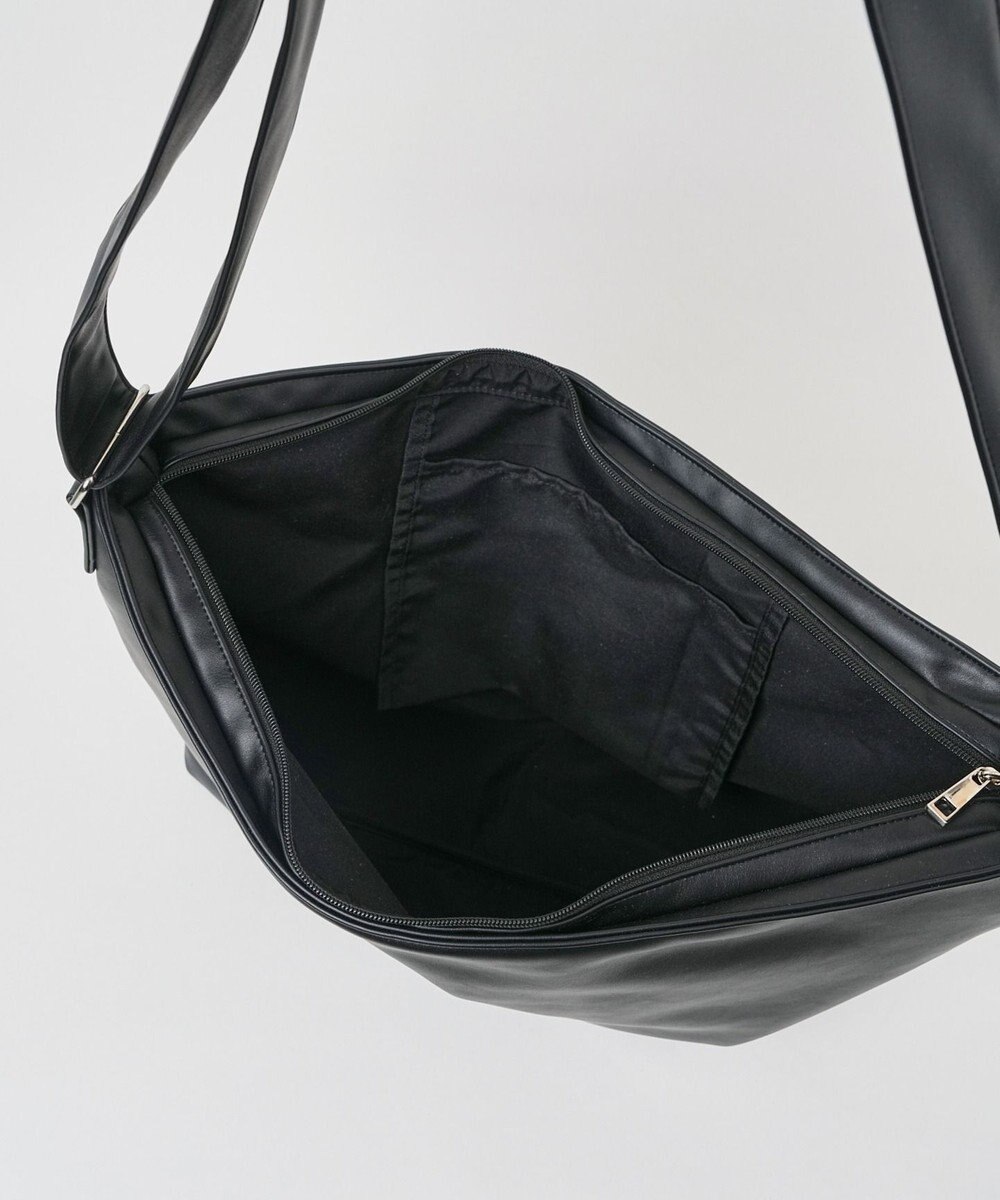 WEGO 【ユニセックス着用ITEM】レザータッチBIGショルダー 