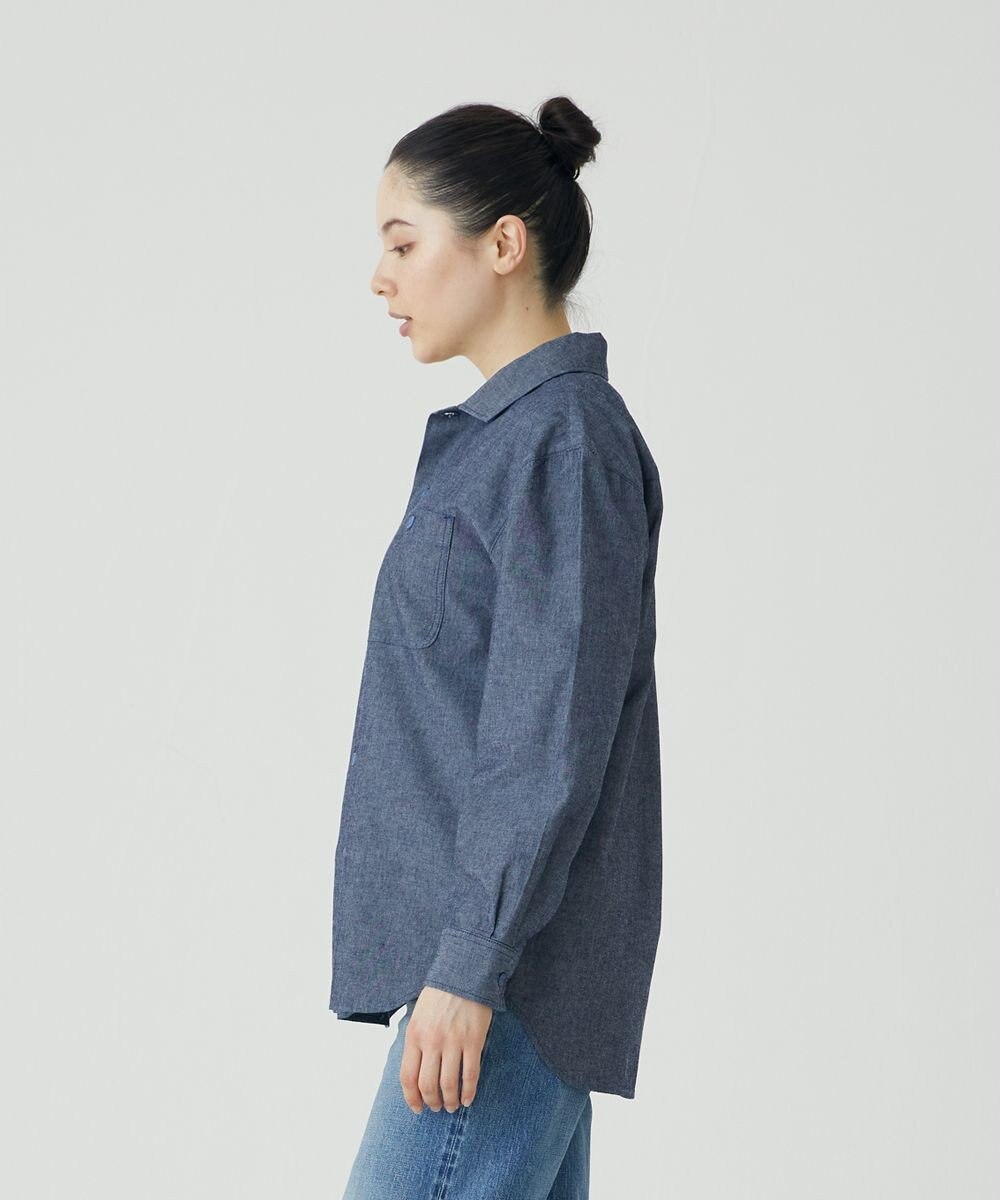 caqu USN chambrey shirts コットンシャンブレーシャツ 