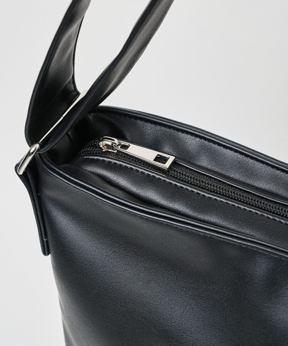 WEGO 【ユニセックス着用ITEM】レザータッチBIGショルダー 