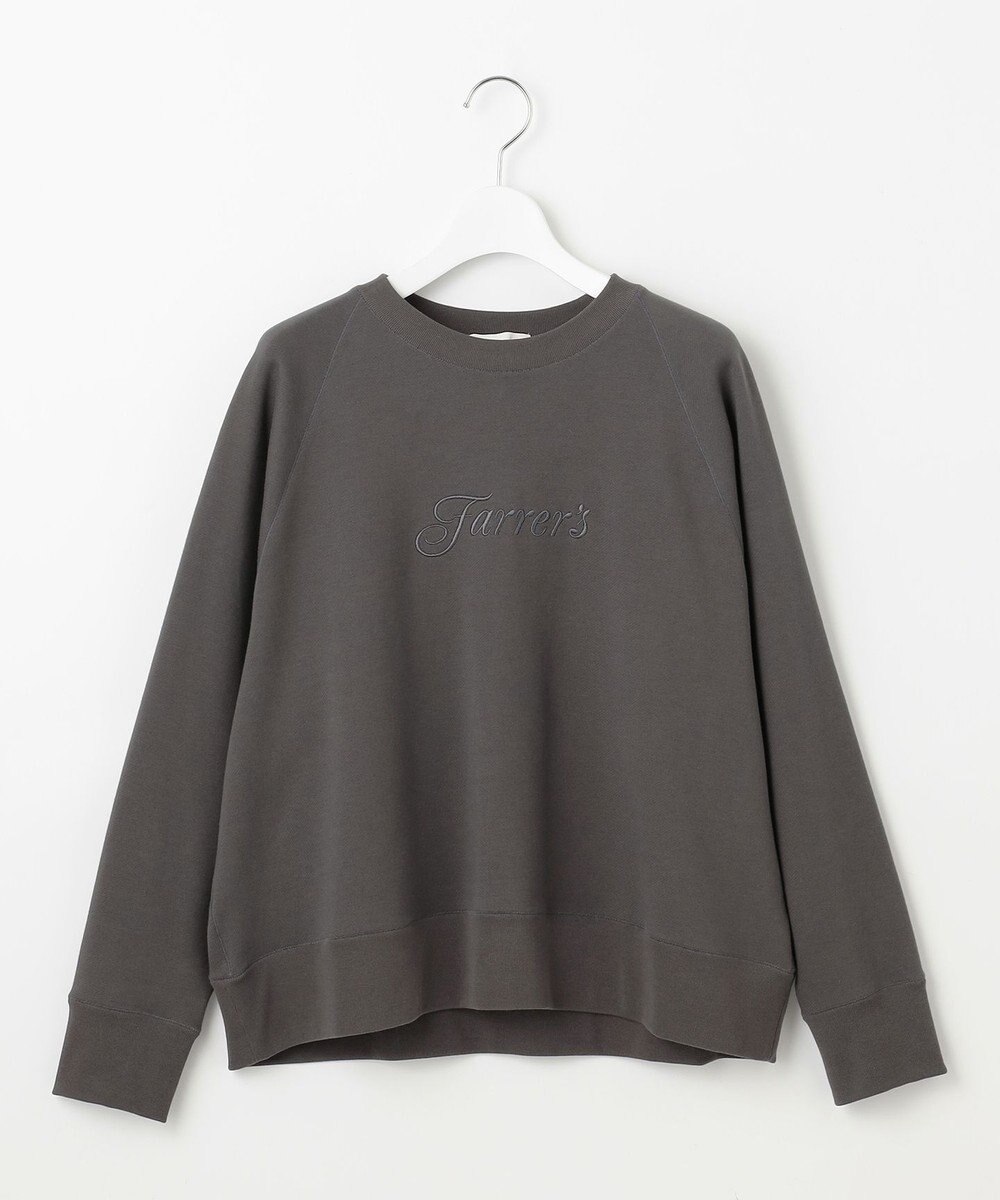 自由区 L クリアループバックレタリング スウェット 