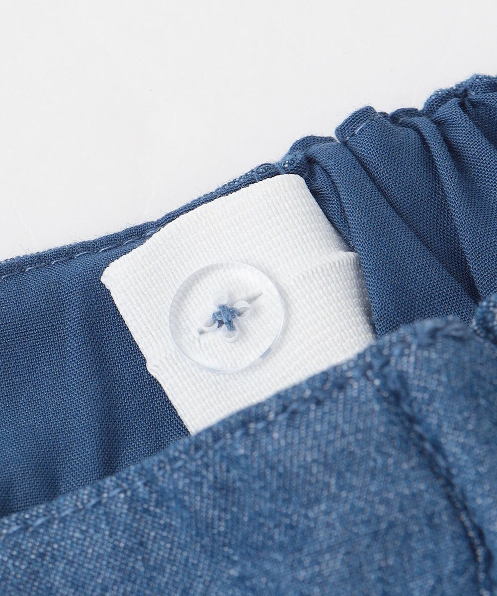 ANY KIDS 裾 ロゴ刺繍 スカパン 