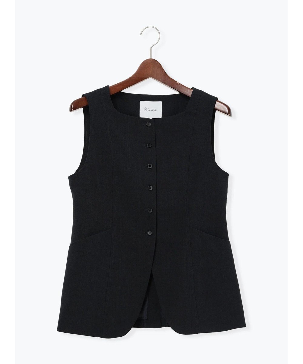 Te chichi スクエアネックジレ【AOYAMA FASHION ASSOCIATION × Te chichi】 