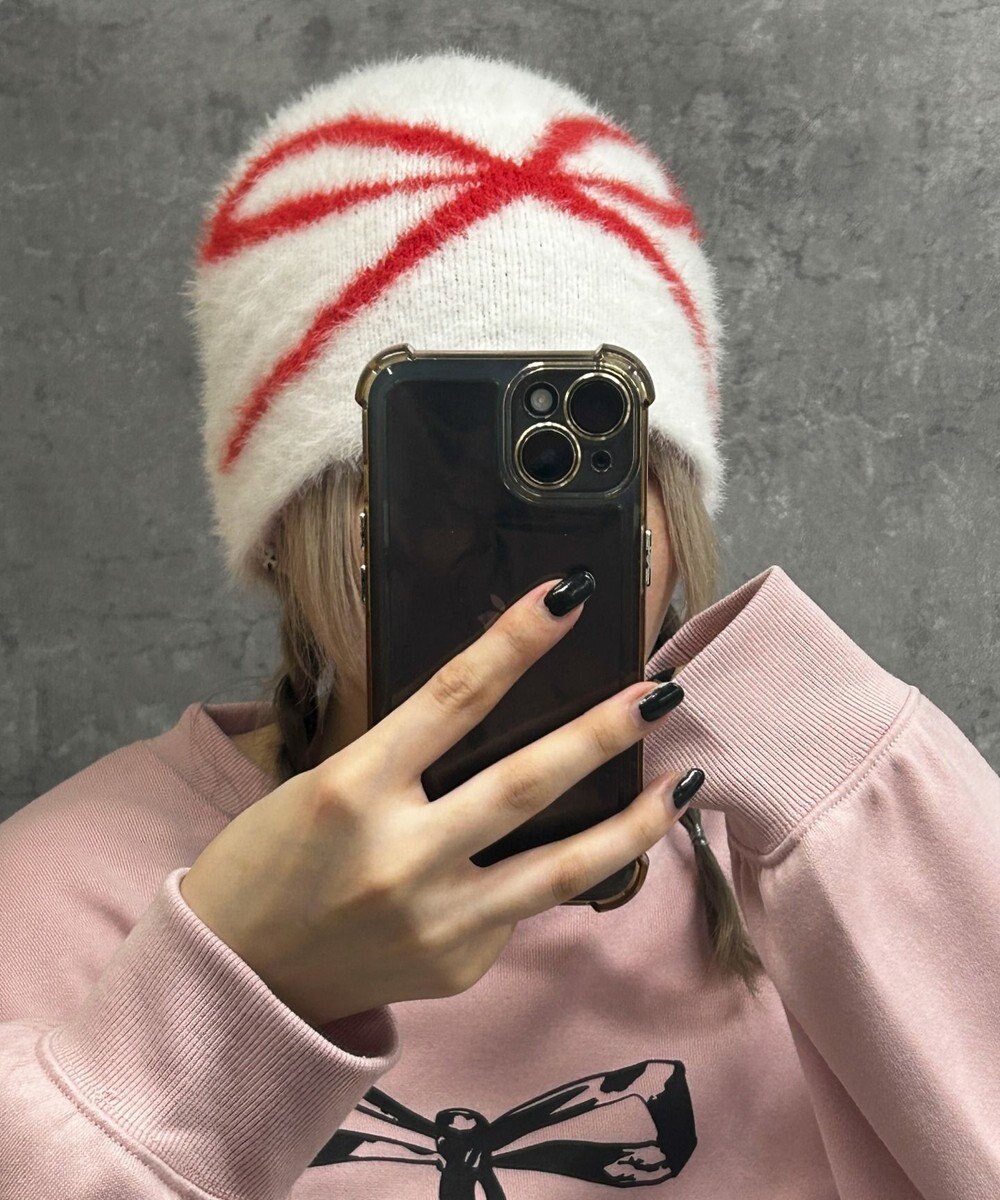 WEGO シャギーリボンニットワッチ 