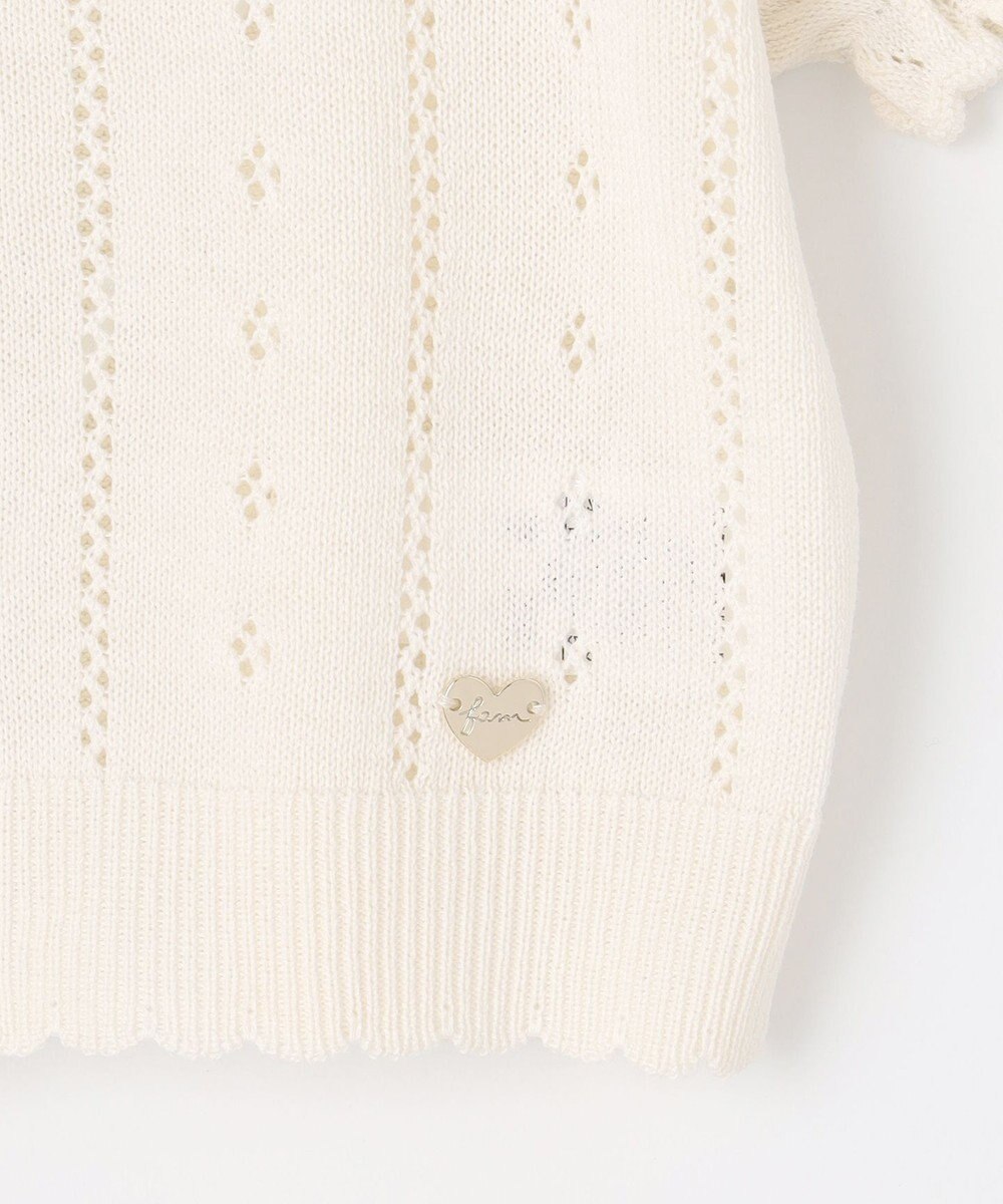 ANY KIDS 半袖 ニット カーディガン 