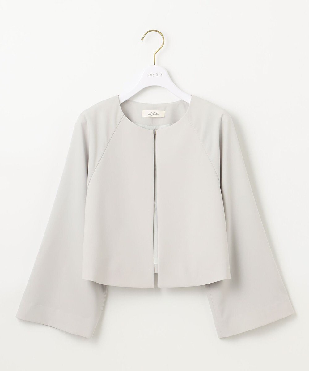 ANY SIS 【洗える】セレモニークロップド ジャケット 