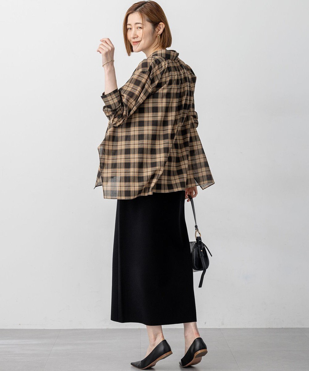 23区 S 【洗える/吊り干しOK】ヴィスコースストレッチ タイトスカート 