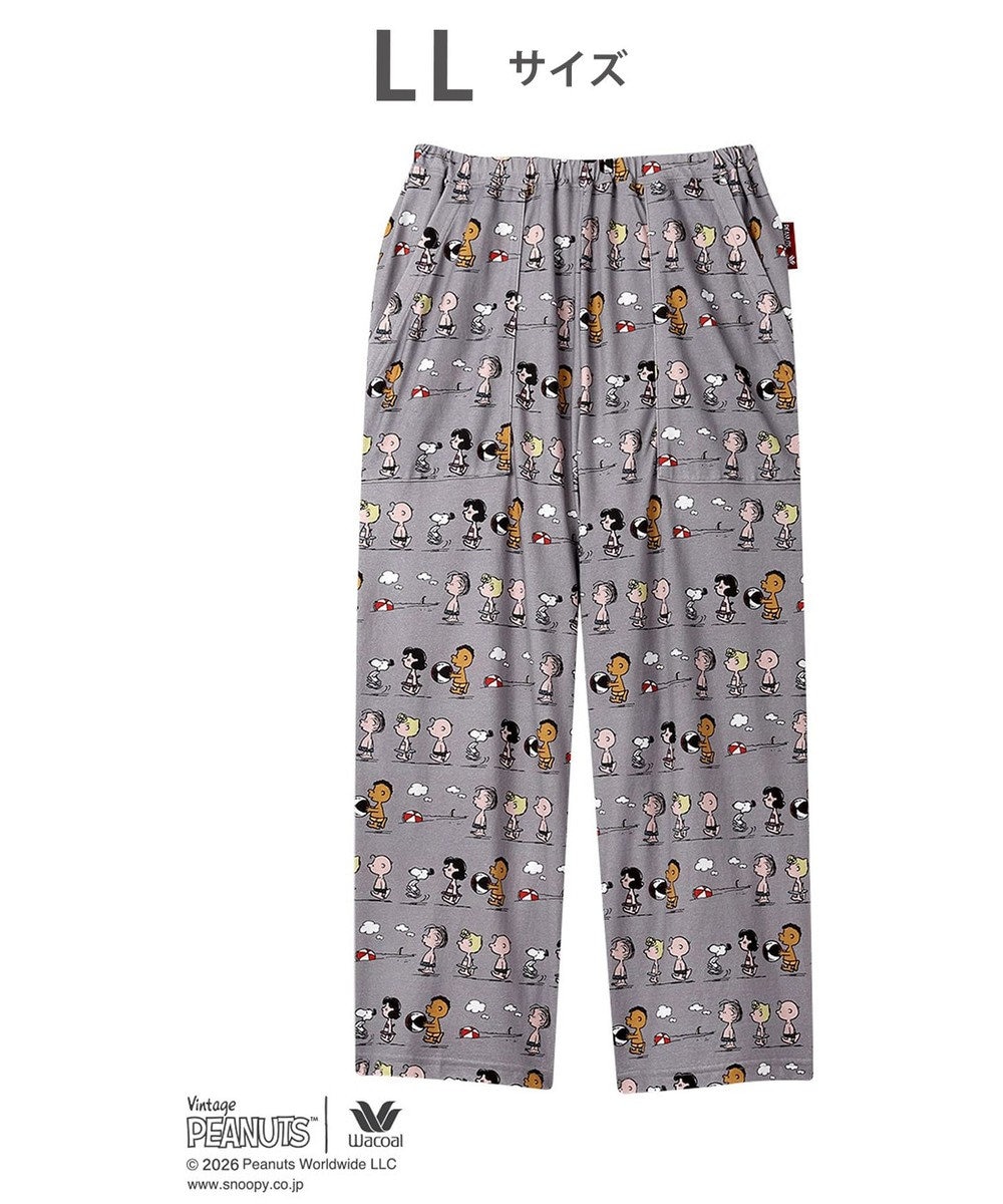 WACOAL PEANUTS ボトムス 8分丈 綿100%(本体) スヌーピー レディース FOT269 /ワコール 
