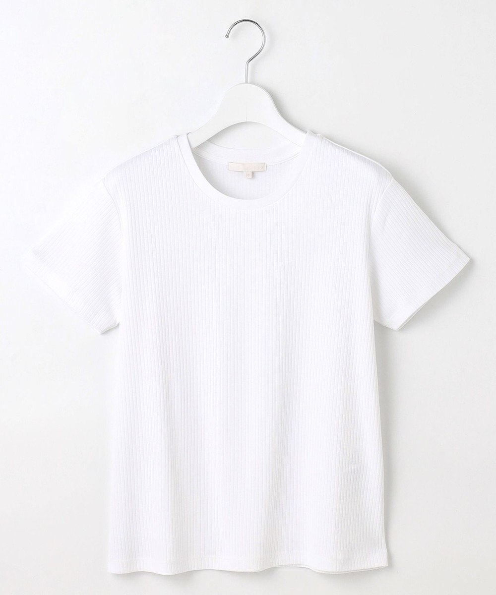 自由区 【ドラマ「明日はもっと いい日になる」着用】ソフトリブ Tシャツ 