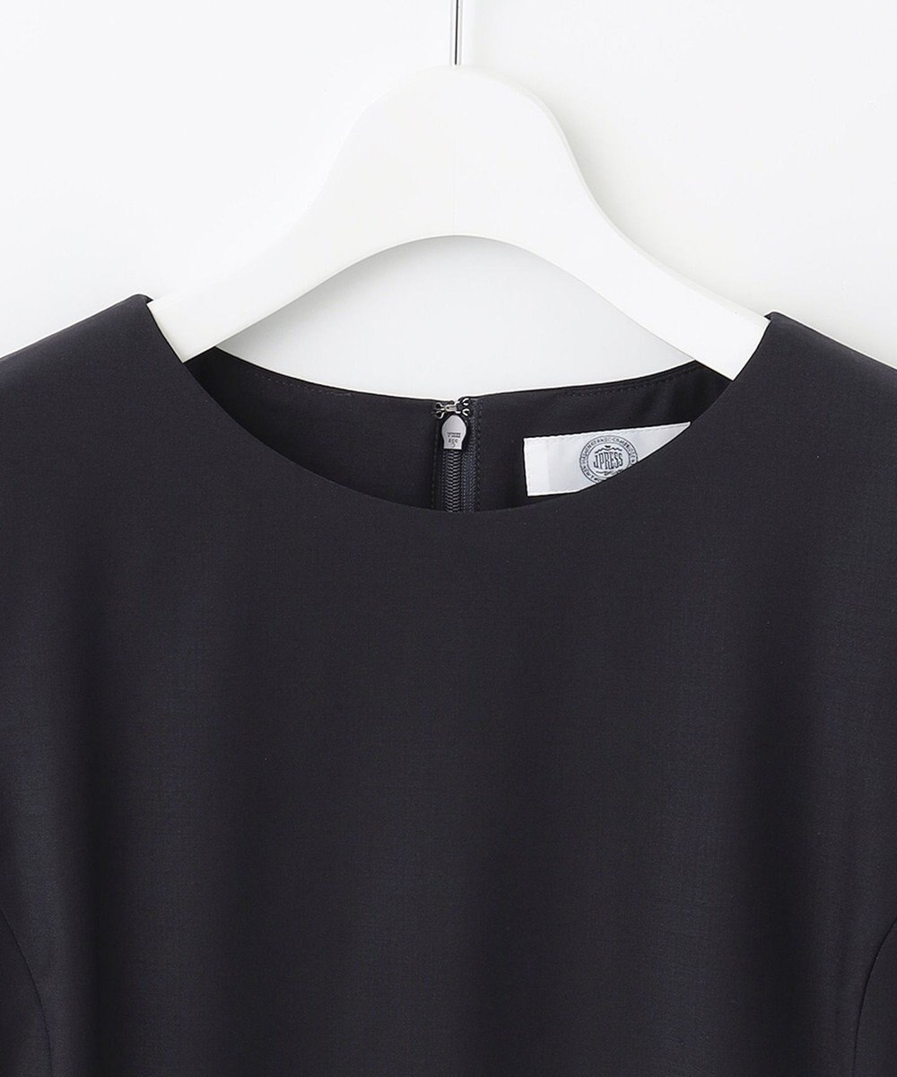 J.PRESS LADIES BAHARIYE SOLID フレアー ワンピース 