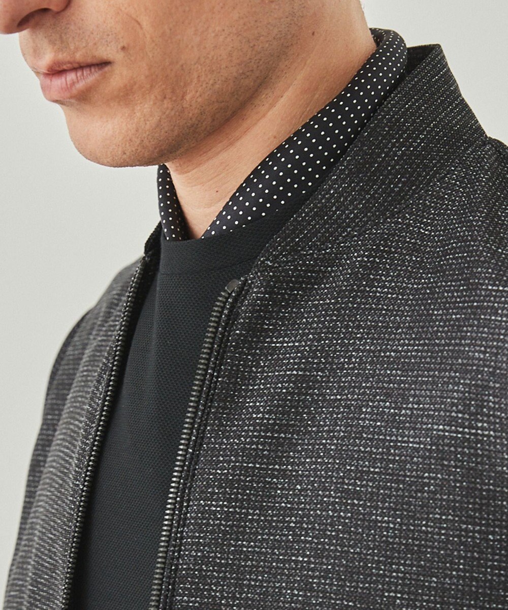 GOTAIRIKU 新素材【洗える/シワになりにくい/ストレッチ】カラミプリント MA-１ブルゾン 