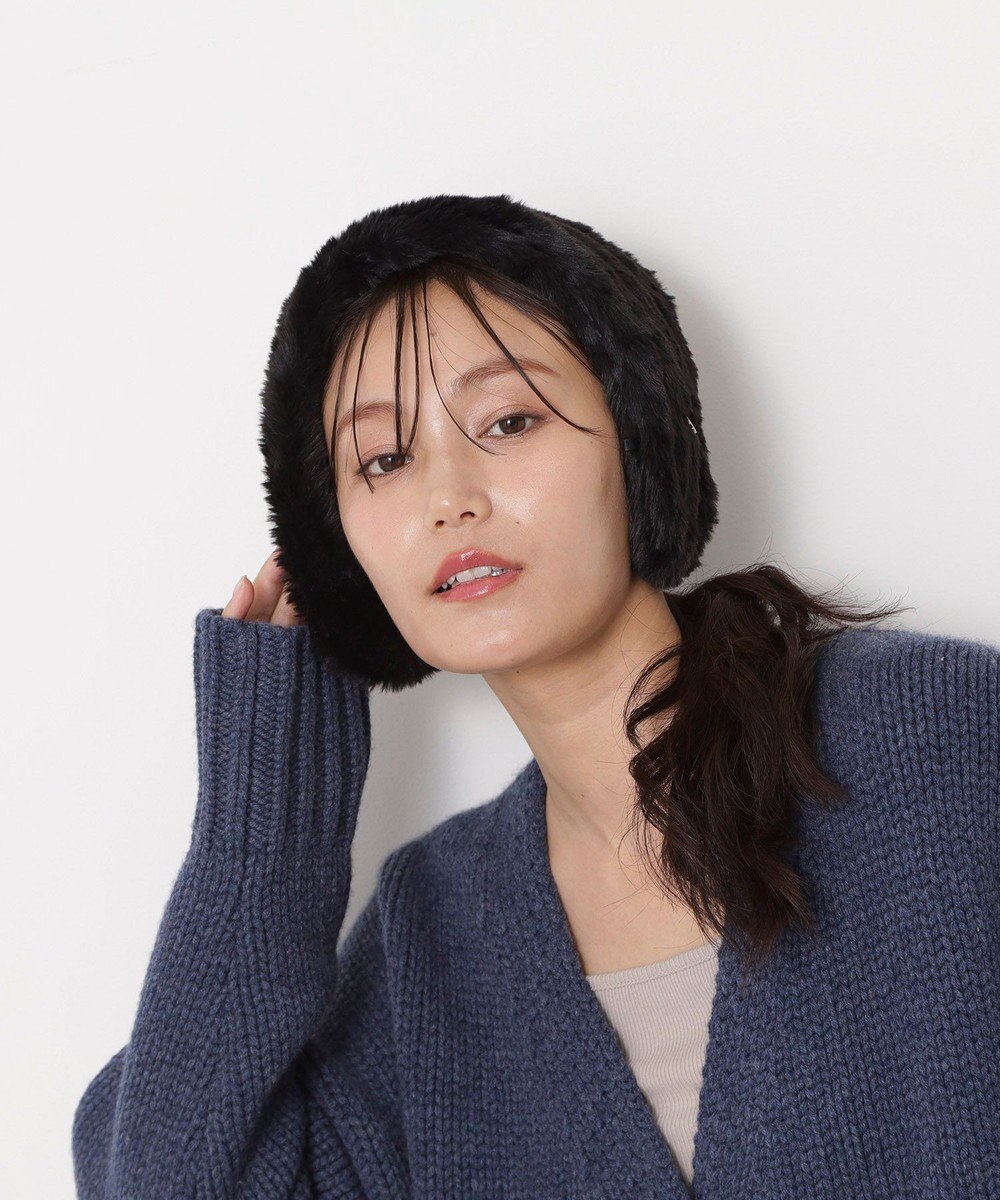 MOONBAT PAUL&JOE ACCESSOIRES(ポール&ジョー)カチューシャ イヤマフ ネコチャーム付 