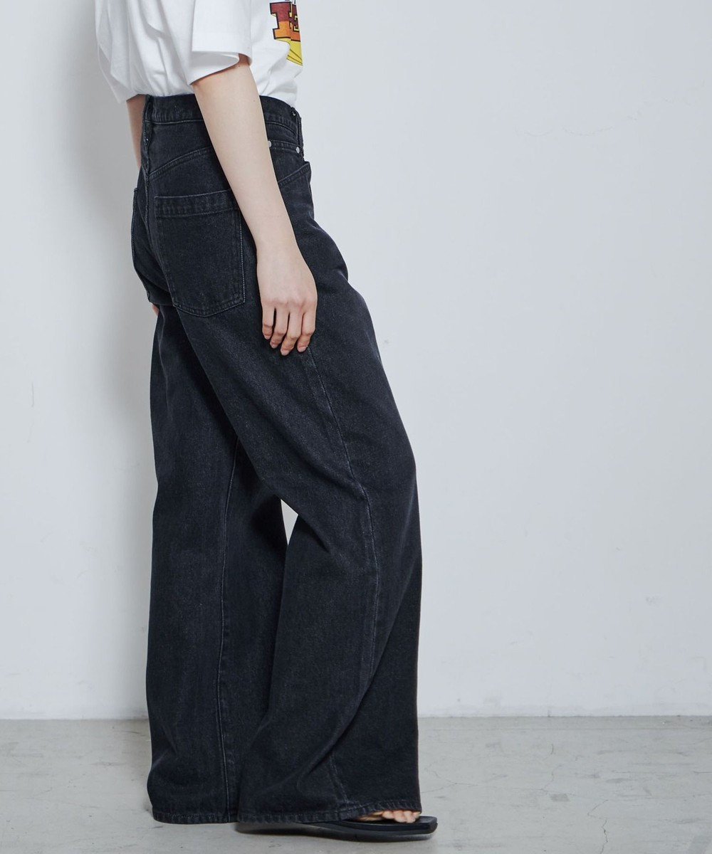 WEGO ルーズフィットフレアパンツ 