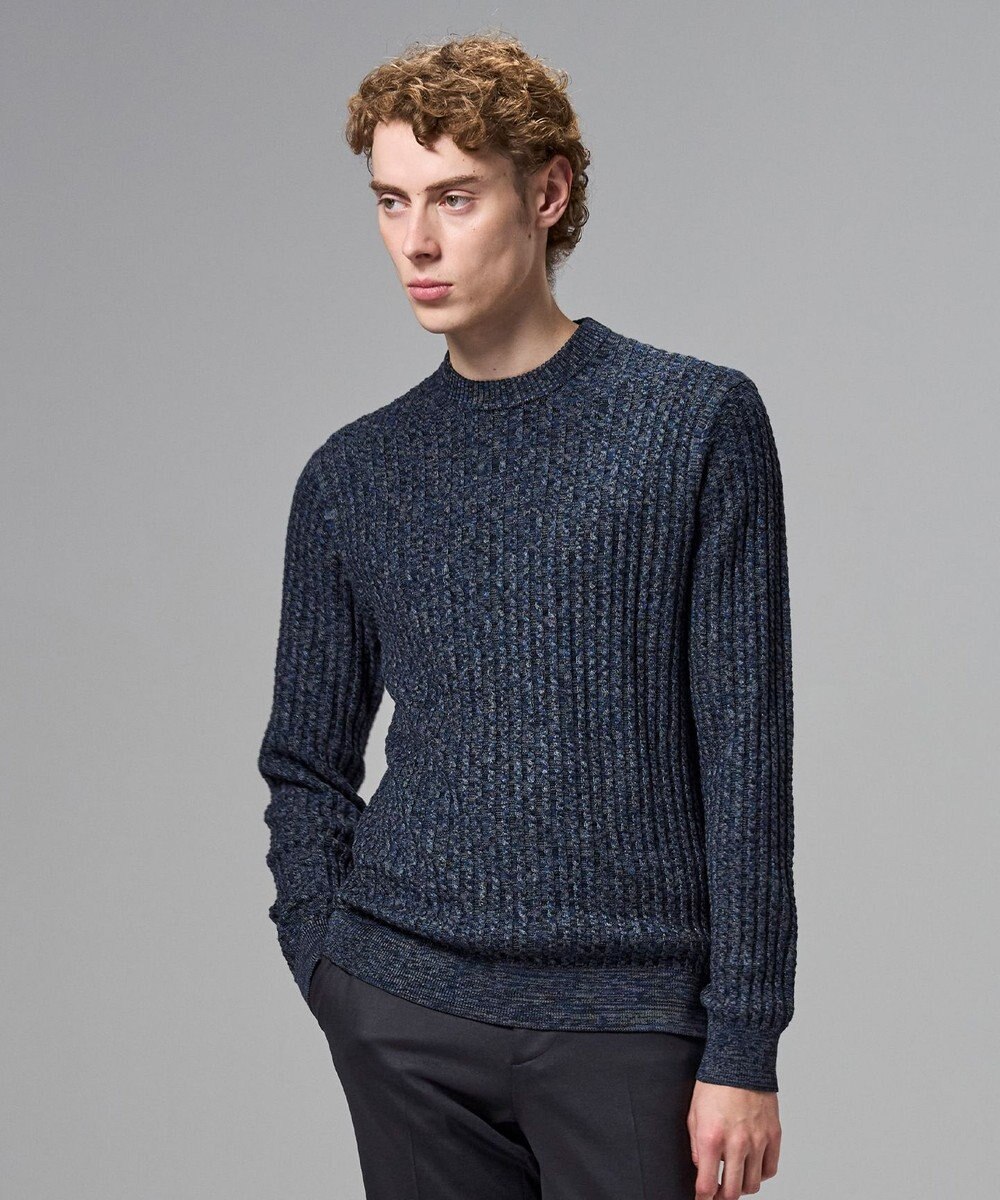 JOSEPH HOMME 【新柄】シルクバルキー クルーネックニット 