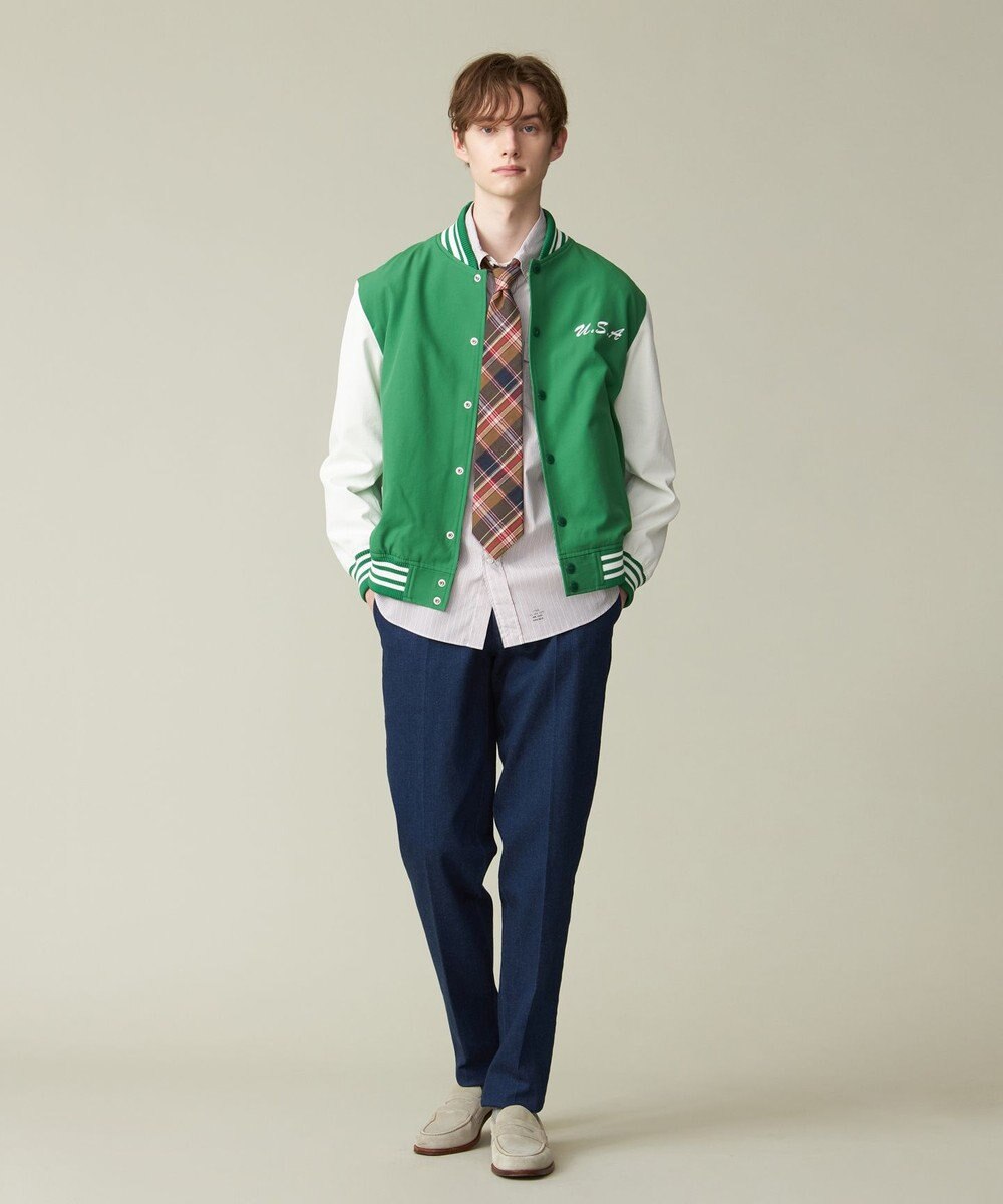 J.PRESS MEN 【ストレッチ】ワンタック ストレッチリングデニム パンツ 