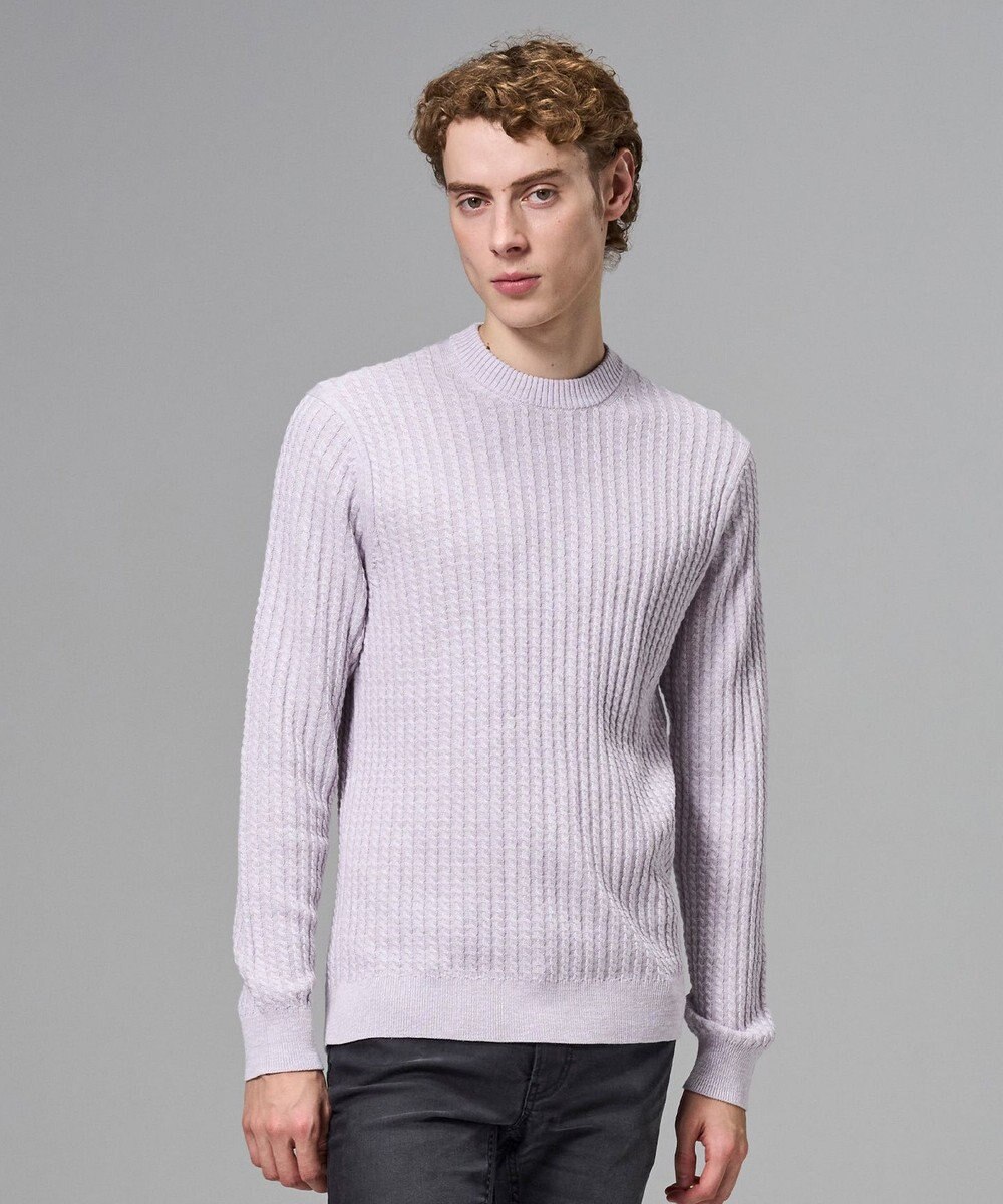 JOSEPH HOMME 【新柄】シルクバルキー クルーネックニット 