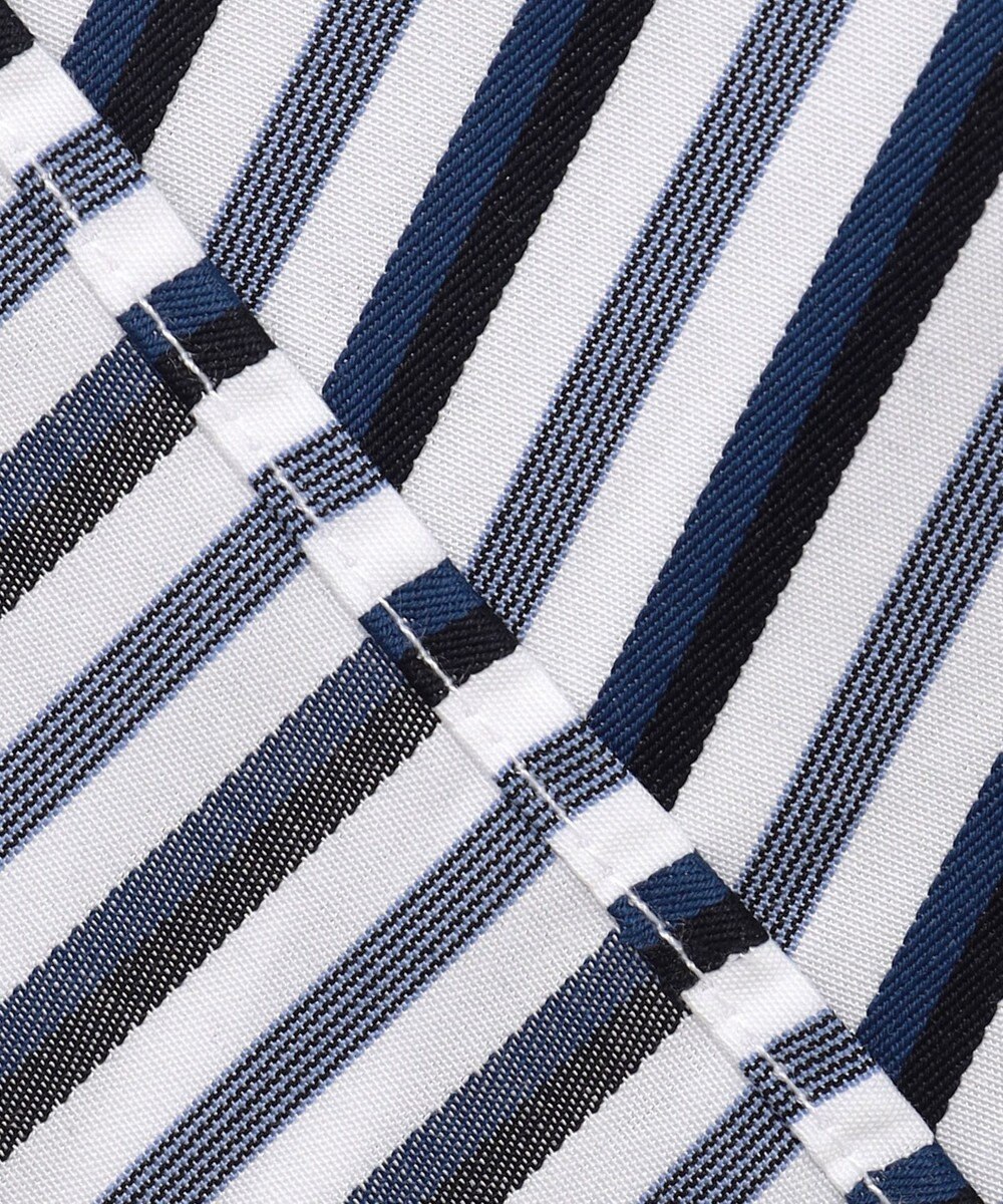 JOSEPH ABBOUD 【オーガニックコットン・柔らかな肌触り】カラーストライプ シャツ 