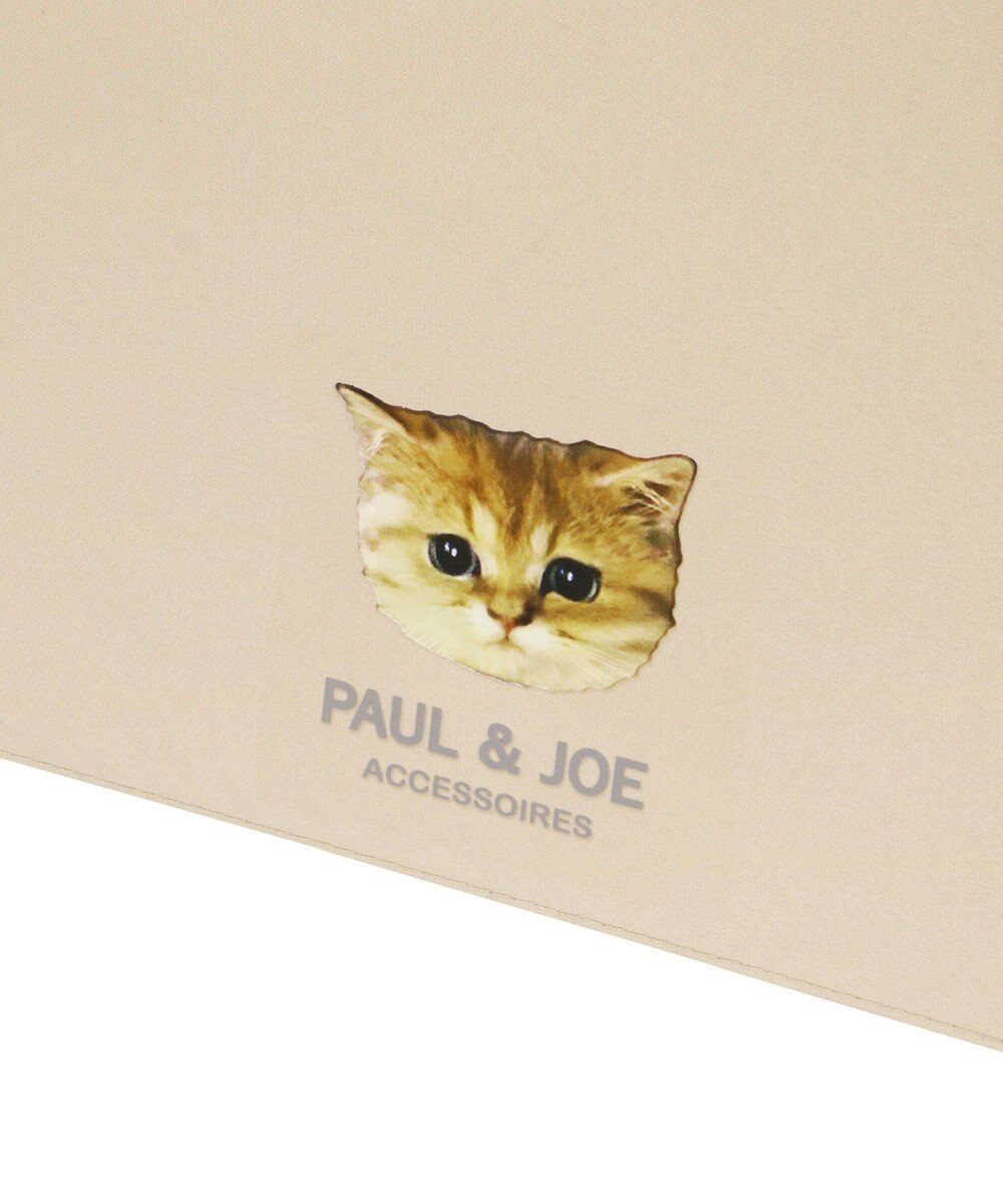 MOONBAT 【軽量】PAUL & JOE 晴雨兼用日傘 折りたたみ傘 ワンポイントヌネット 一級遮光 遮熱 UV 